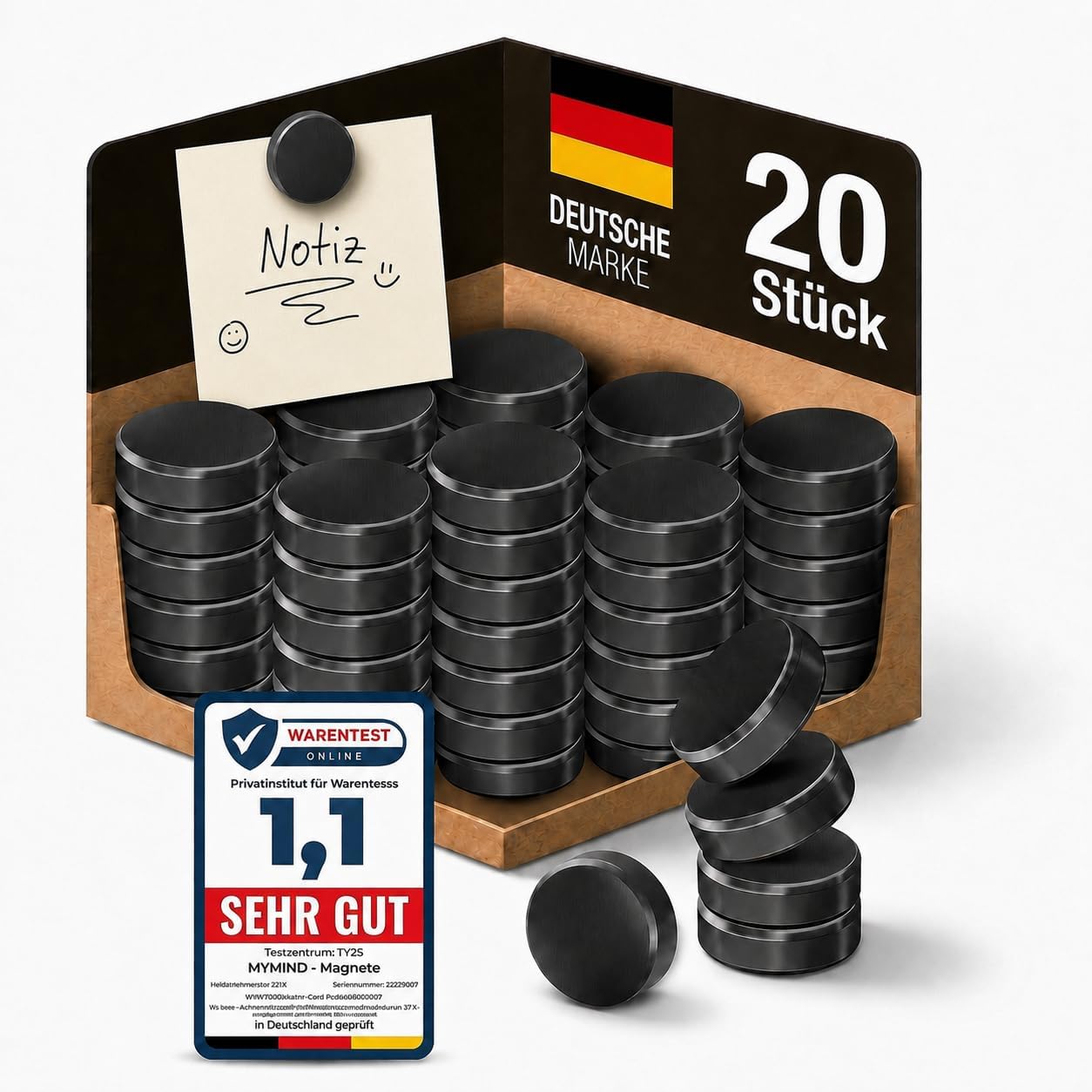 MYMIND® Magnete für Magnettafel