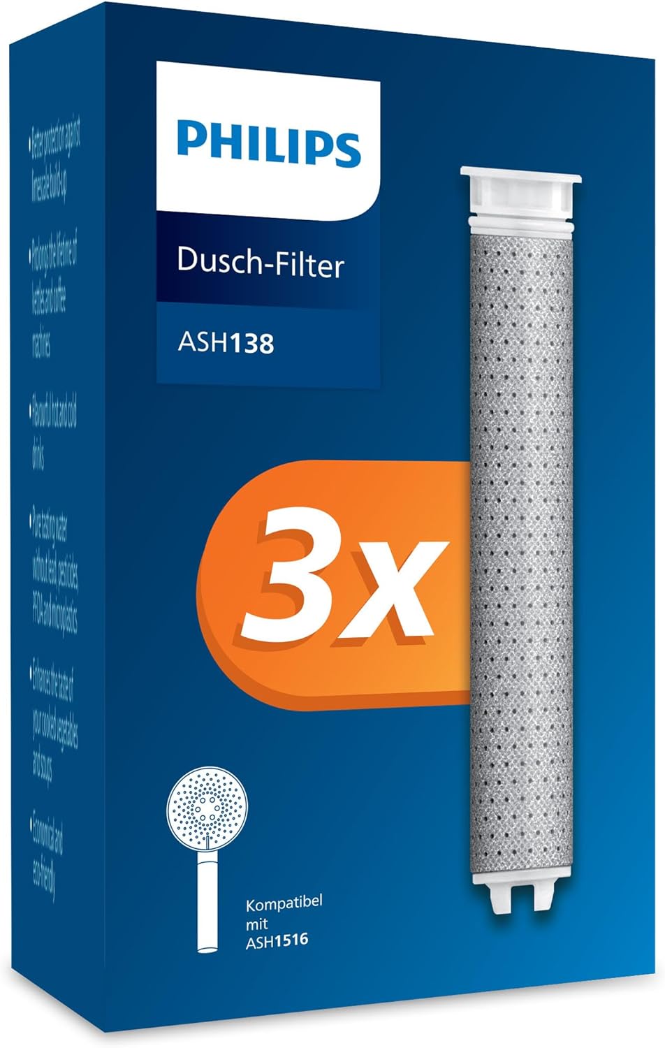 Philips Water Duschkopf mit Filter
