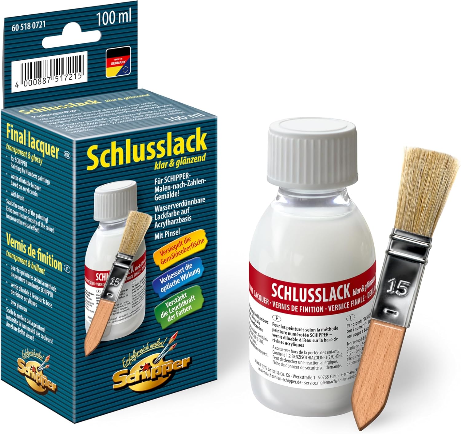 Schipper Malen nach Zahlen - Schlusslack